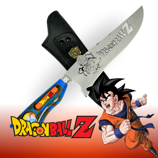 Faca Dragon Ball Z 8" - Cabo Resina Personalizado - Edição Especial