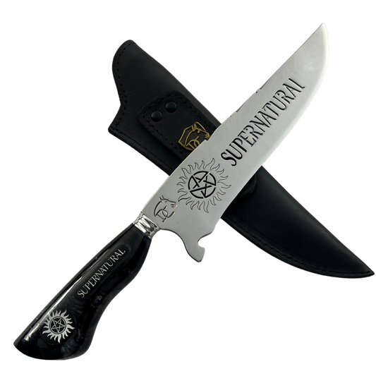 Kit Presente Supernatural - Faca + Copo Térmico - Gravação a Laser 360°