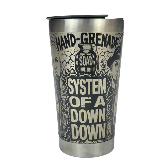Copo Térmico System of a Down - Gravação a Laser 360° - 475ml