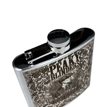 Kit Peaky Blinders - Faca 8" Artesanal + Cantil Personalizado | Doma Crioula Cutelaria Artesanal