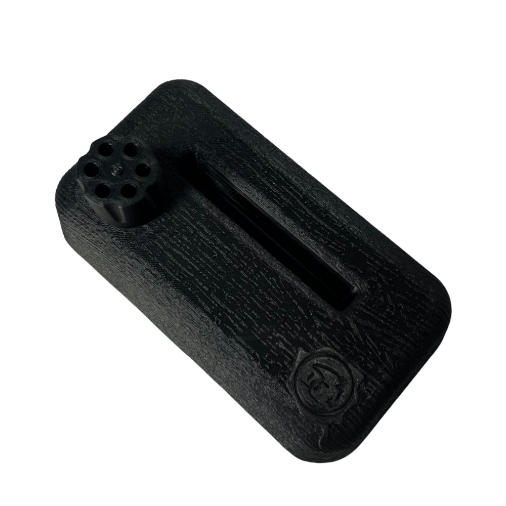 Garra em Formato de Arma Prata com Suporte