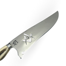 Faca Picanheira 10" Maçonaria - Cabo Osso e Resina