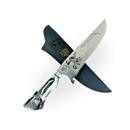 Faca Metallica 8 Polegadas - Cabo Resina Personalizado - Edição Limitada Heavy Metal