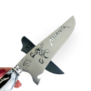 Kit Metallica - Faca 8" + Tábua Personalizada