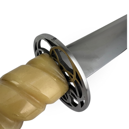 Katana Artesanal 29 Polegadas - Cabo Osso Bovino 10 Polegadas - Lâmina 75cm