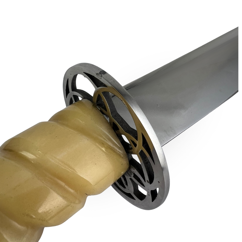 Katana Artesanal 29 Polegadas - Cabo Osso Bovino 10 Polegadas - Lâmina 75cm