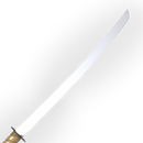 Katana Artesanal 29 Polegadas - Cabo Osso Bovino 10 Polegadas - Lâmina 75cm