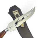 Faca Artesanal 11" - Lâmina Folha Vazada