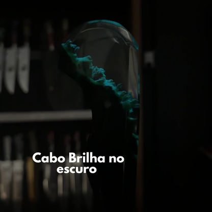 Kit Peaky Blinders - Faca 8" + Cantil - Gravação a Laser