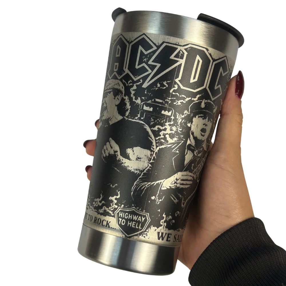 Copo Térmico AC/DC - Gravação a Laser 360°