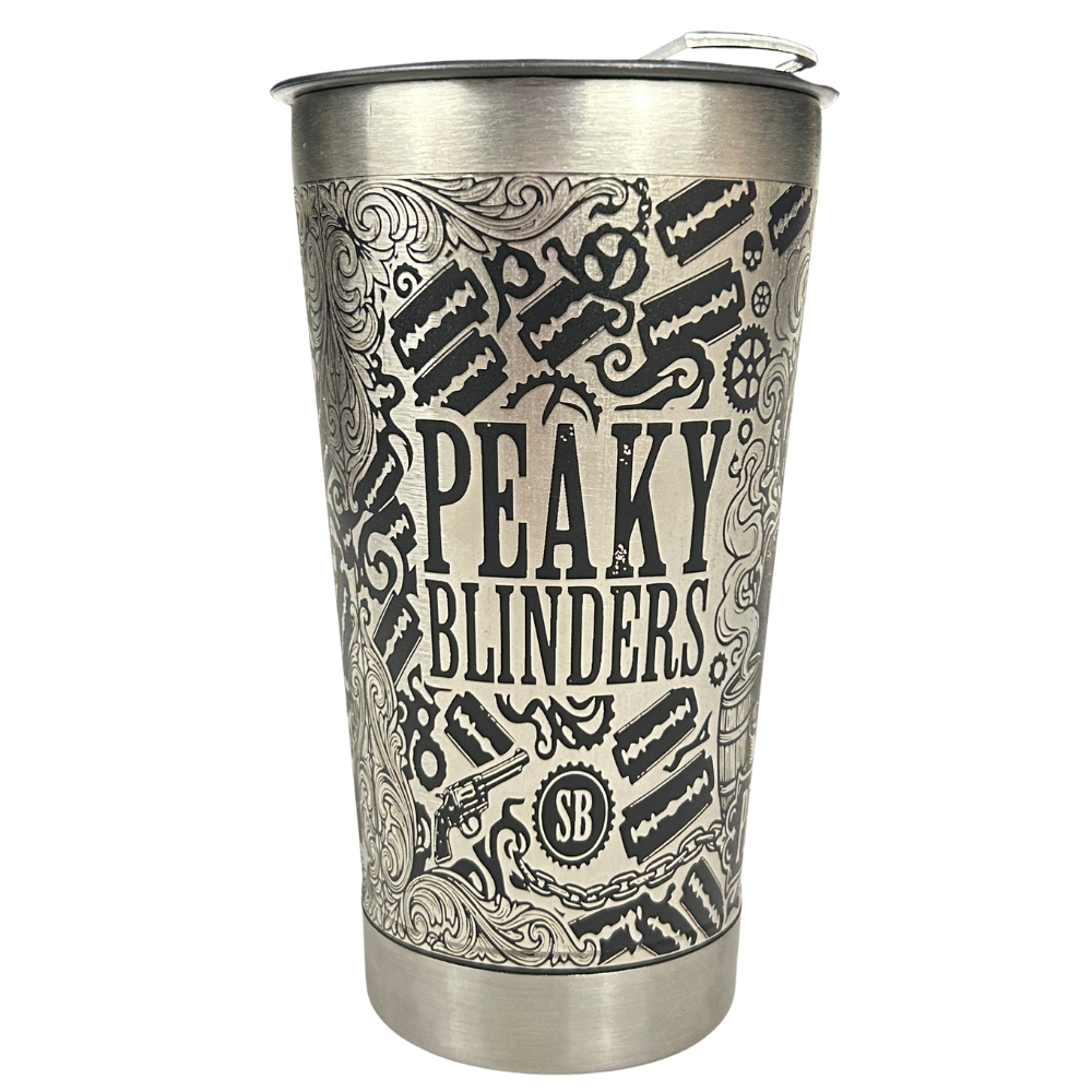 Kit Presente Peaky Blinders - Faca 8" + Copo Térmico - Gravação a Laser 360°