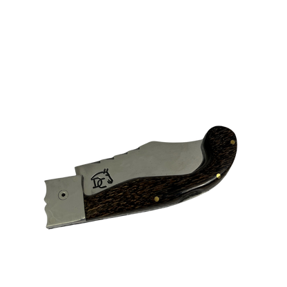 Canivete Artesanal Sorocabana 28cm total - Cabo Madeira Tucumã - Lâmina Larga Premium