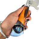 Faca Pantera 8 Polegadas | Lâmina Vazada Temática | Cabo Resina