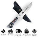 Picanheira Iron Maiden 8 Polegadas - Cabo Resina Personalizado - Edição Especial Rock