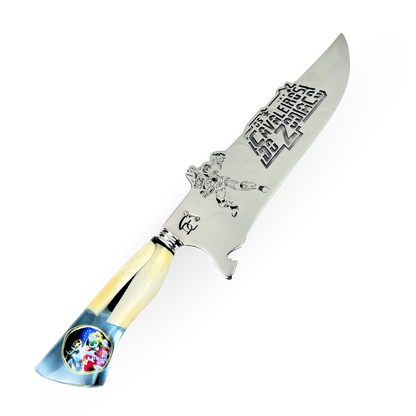 Picanheira Cavaleiros do Zodíaco 10" - Cabo Osso Bovino e Resina