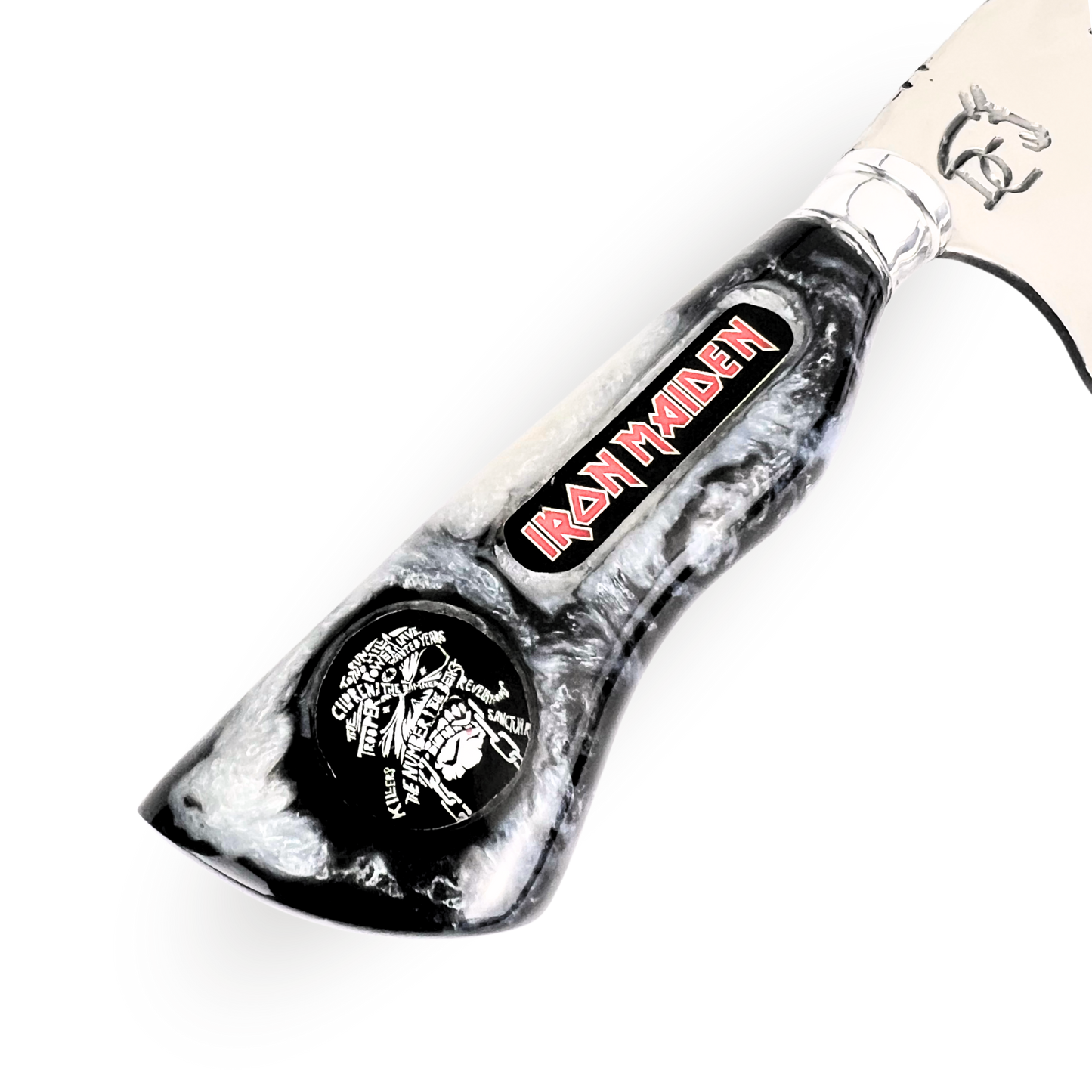 Kit Iron Maiden - Faca 8" + Tábua Personalizada