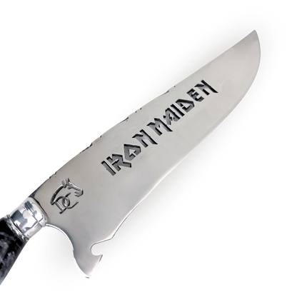Kit Iron Maiden - Faca 8" + Tábua Personalizada