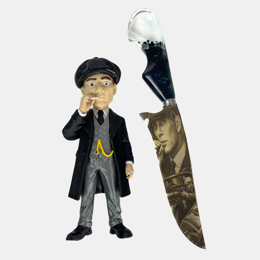 Kit Faca 8" + Boneco 3D - Peaky Blinders