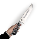 Picanheira Iron Maiden 8 Polegadas - Cabo Resina Personalizado - Edição Especial Rock