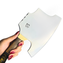 Machado Artesanal 39cm - Cabo Full Tang Madeira e Resina com Quebra Gelo