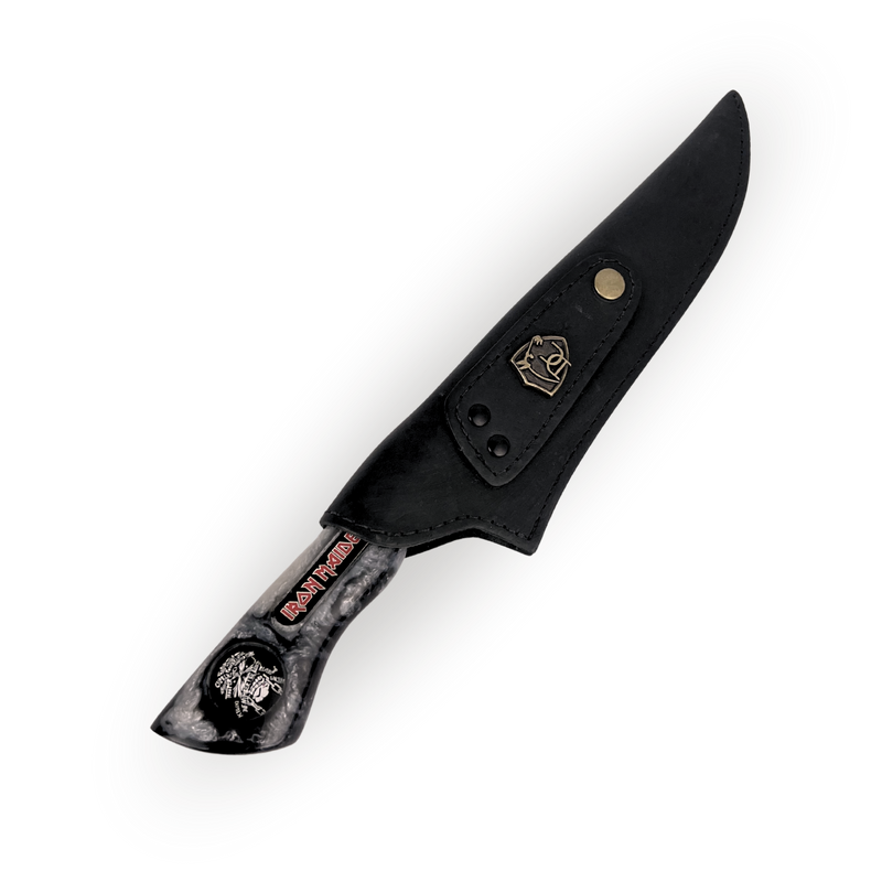 Picanheira Iron Maiden 8 Polegadas - Cabo Resina Personalizado - Edição Especial Rock