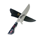 Faca Judas Priest 8 Polegadas | Lâmina Vazada Metal God | Cabo Resina