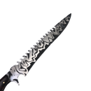 Faca San Mai Forjada à Mão 13 Polegadas - Cabo Full Tang Resina - 100% Artesanal