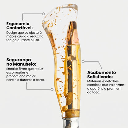Faca Gold 8" – Sniper