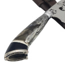 Faca Artesanal para Churrasco 8" Tema Pesca - Cutelaria Gaúcha Cabo Chifre Bovino