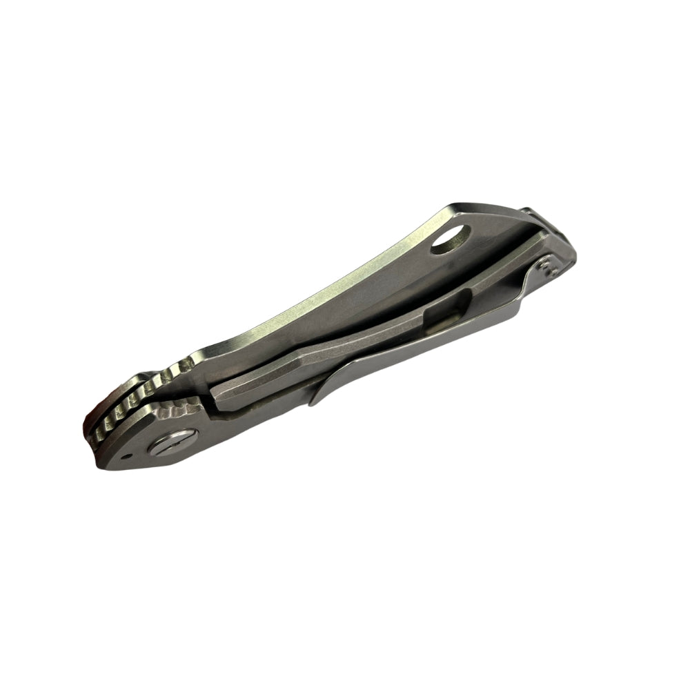 Canivete Cleaver EDC - vista lateral completa fechado