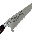 Faca Slipknot 8 Polegadas | Lâmina Vazada Temática | Cabo Resina