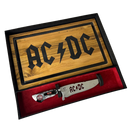Kit AC/DC - Faca 8" + Tábua Personalizada