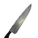 Faca Damasco Padrão Twist Torcido 10 Polegadas - Cabo Madeira Nobre - Peça Única Exclusiva