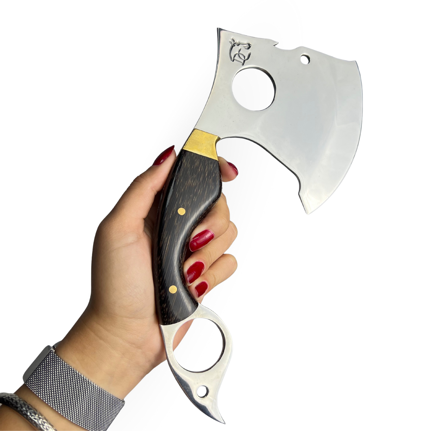 Machadinho Artesanal 25cm - Cabo Full Tang Madeira Tucumã