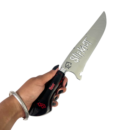 Kit Slipknot - Faca 8" + Tábua Personalizada