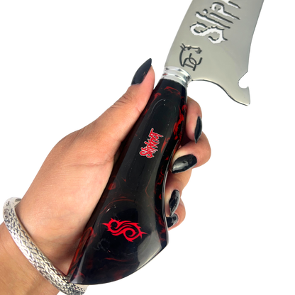 Kit Slipknot - Faca 8" + Tábua Personalizada