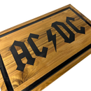 Kit AC/DC - Faca 8" + Tábua Personalizada