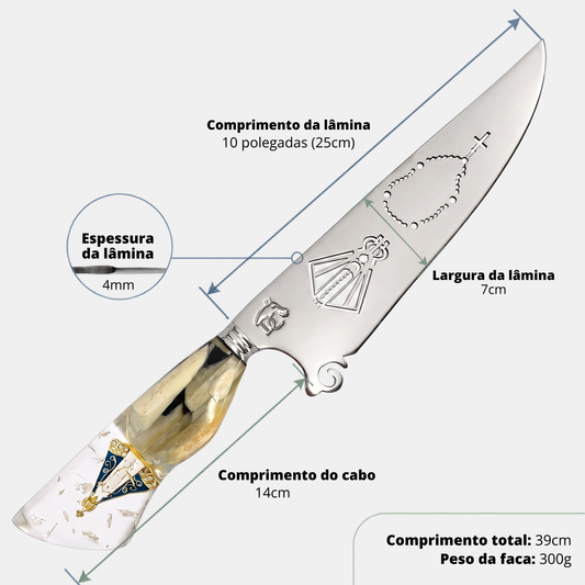Faca Manto de Fé 10" – Nossa Senhora