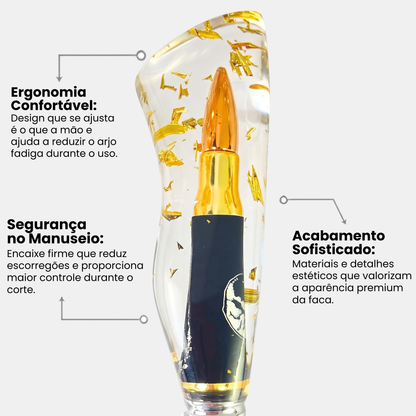 Kit War Zone – Justiceiro | Faca 8" + Copo Térmico 475ml