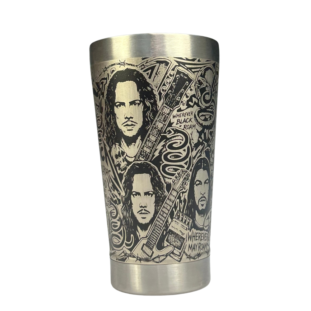 Copo Térmico Metallica - Gravação a Laser 360°