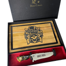 Kit Guns N' Roses - Faca 8" + Tábua Personalizada