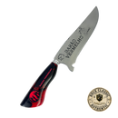Faca Barão Vermelho 8 Polegadas | Lâmina Vazada Rock BR | Cabo Resina