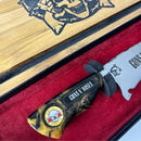 Kit Guns N' Roses - Faca 8" + Tábua Personalizada