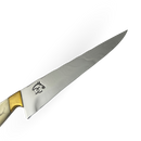 Faca Campeira Artesanal 9" - Cabo Osso Bovino e Latão com Águia