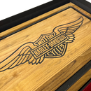 Kit Harley-Davidson - Faca 8" + Tábua Personalizada