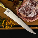 Faca Campeira Ouro do Pampa 10" Aço Inox 420C - Cabo Alpaca Dourado Ornamentado