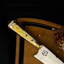 Faca Campeira Ouro do Pampa 10" Aço Inox 420C - Cabo Alpaca Dourado Ornamentado