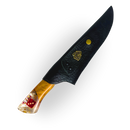 Kit Baralho Premium - Tábua Ás de Copas + Faca 8 Polegadas - Caixa Presente Exclusiva