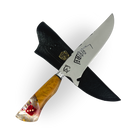 Kit Baralho Premium - Tábua Ás de Copas + Faca 8 Polegadas - Caixa Presente Exclusiva