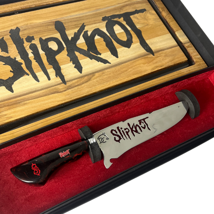 Kit Slipknot - Faca 8" + Tábua Personalizada